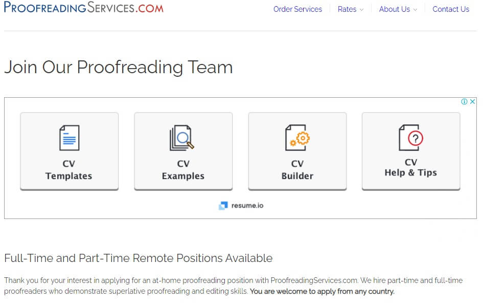 Proofreading companies