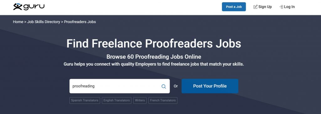 proofreading jobs online