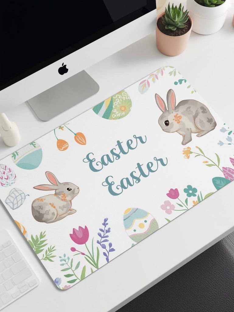 CUTE EASTER DESK DECOR IDEAS
