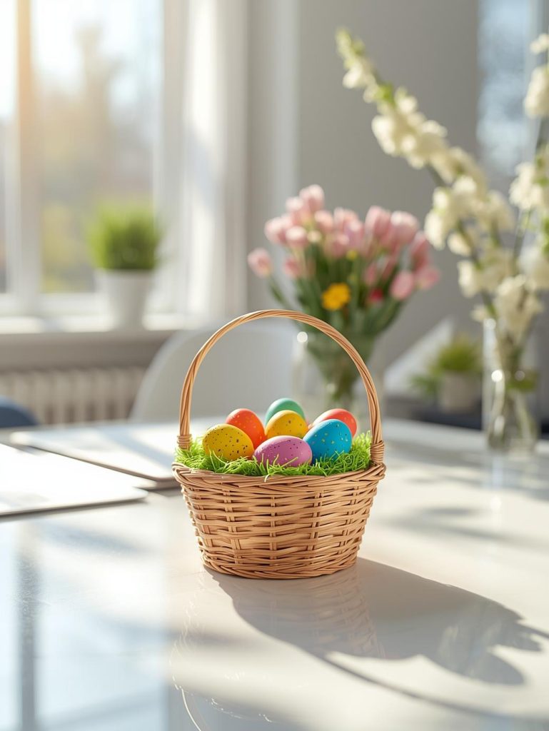 CUTE EASTER DESK DECOR IDEAS